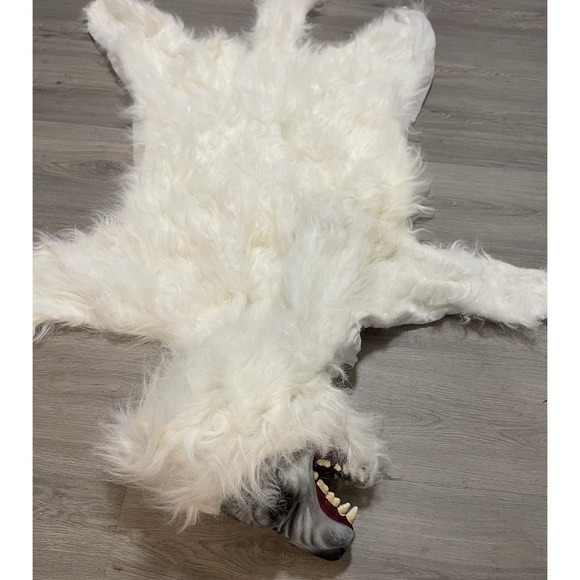 Spirit Halloween Decoration Scary Werewolf Rug Rare Open Box - Picture 2 of 13